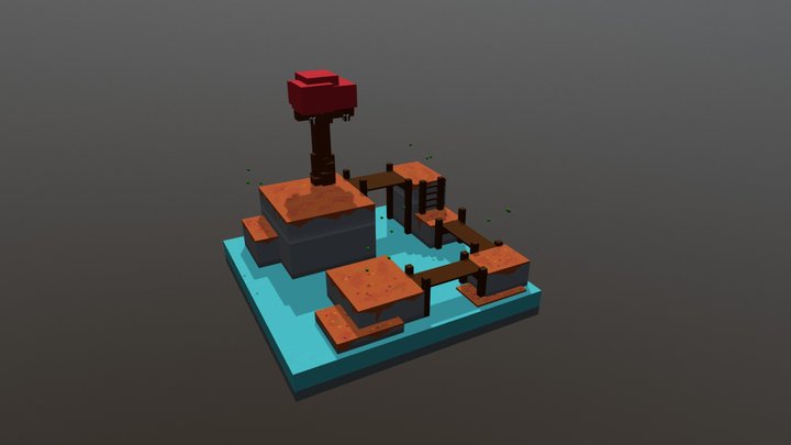 Calm Lake 3D Model