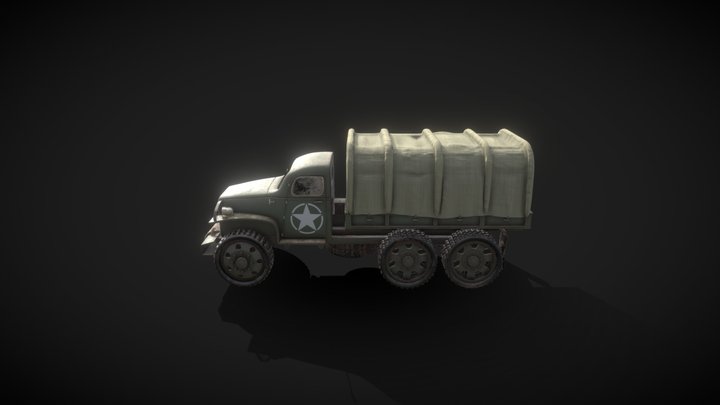 WW2 1942 Chevy 3D Model