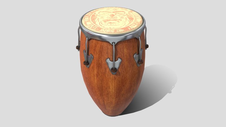 Conga Drum 🥁 3D Model