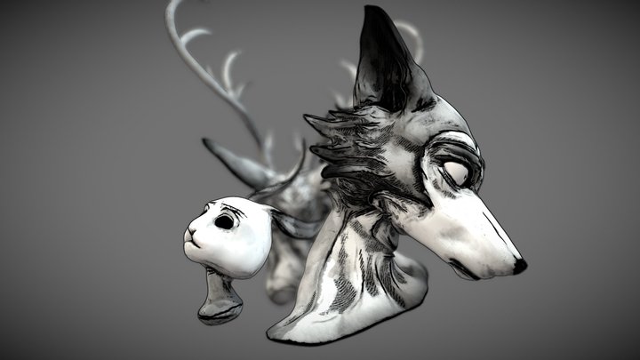 Legosi, Louis and Haru 3D Model