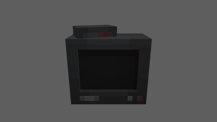 Old TV 3D Model