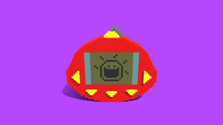 Tamagotchi 3D Model