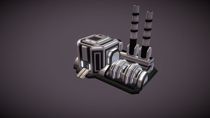 Coal Power Station – Free 3D Model STL