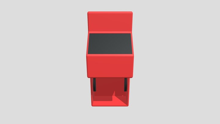 Low Poly Truck 3D Model