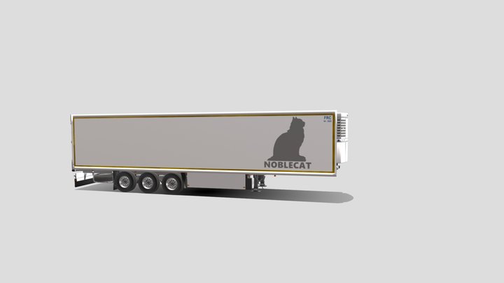 Semi Trailer 3D Model