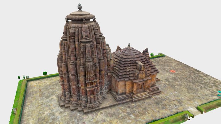 Rajarani Temple, Bhubaneswar Odisha 3D Model