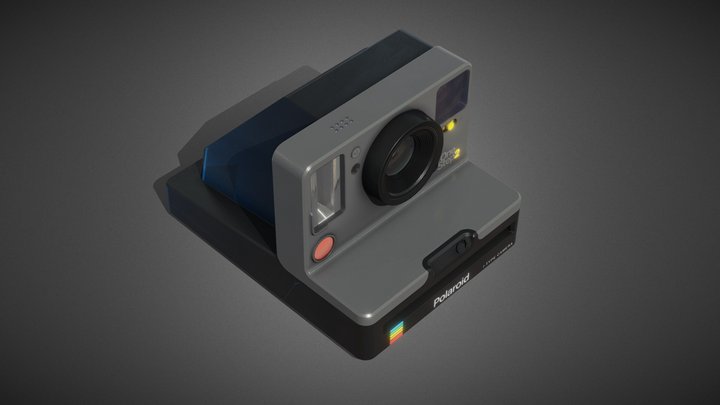 Polaroid_one_step_2_low_poly 3D Model