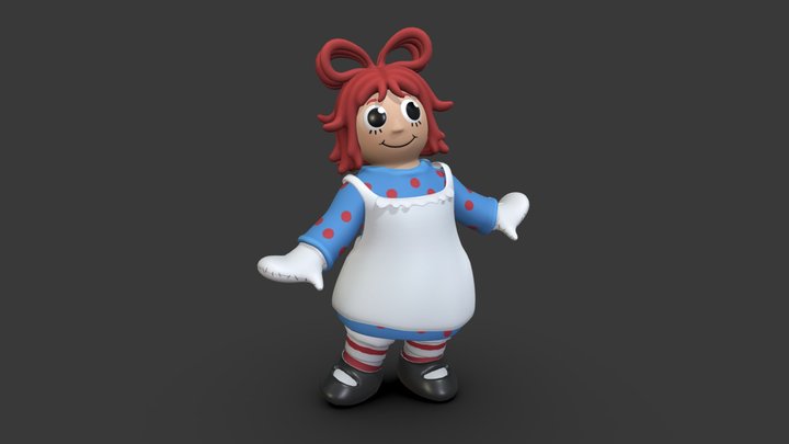 Raggedy Ann 3D Model