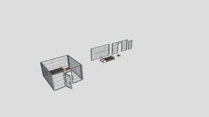 Prison Cell 3D Model