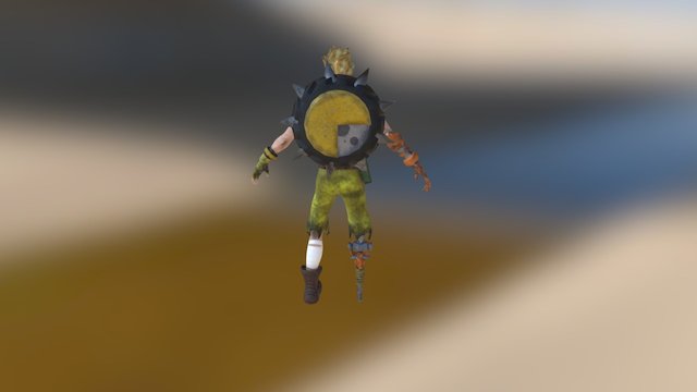 Junkrat Fanart 3D Model