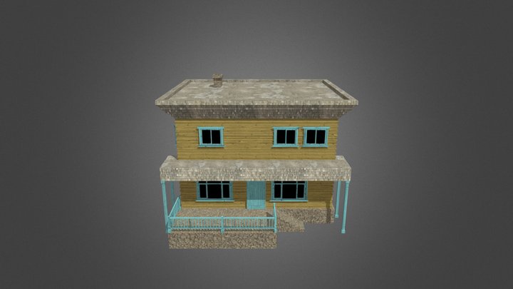 High Poly - Alpine House 3D Model