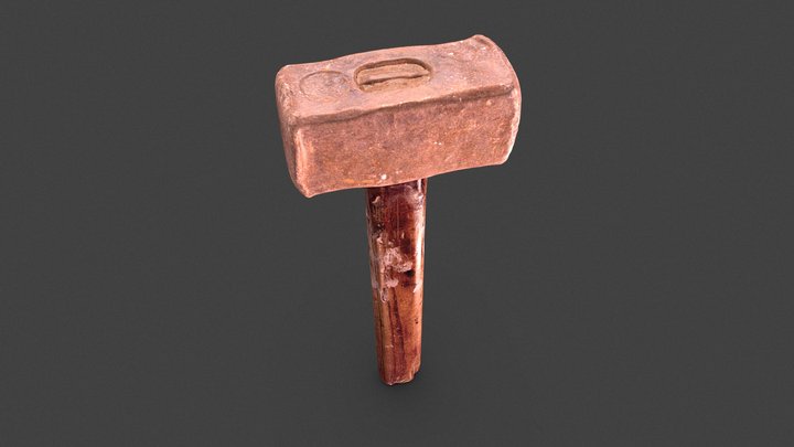 Hammer (High-Poly) (№.3) 3D Model