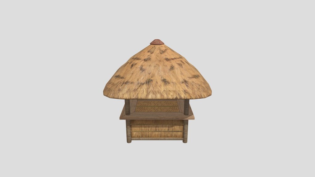 Wooden Counter Kiosk