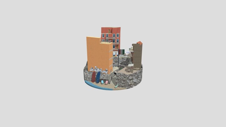 City Scene 3D Model