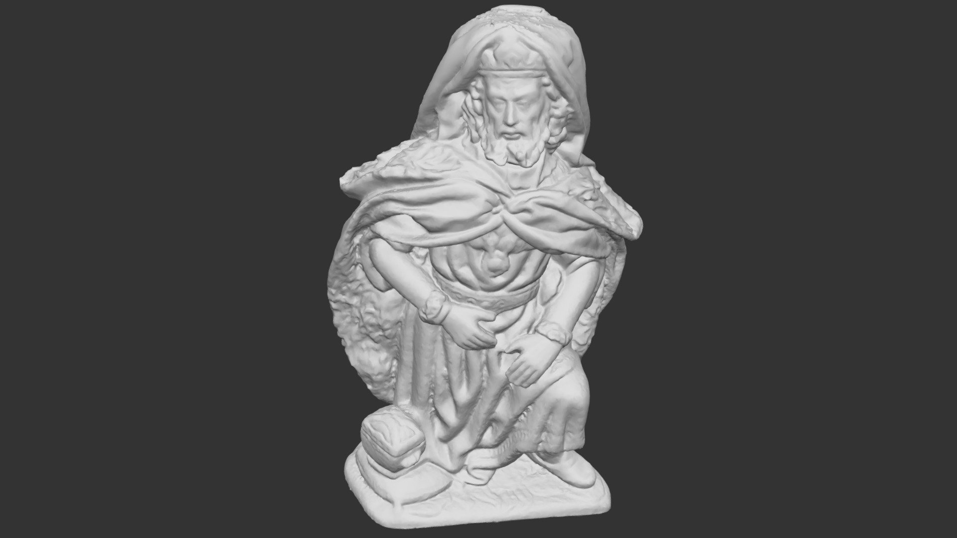 Escaneado 3D Figuras del belén - Rey Gaspar