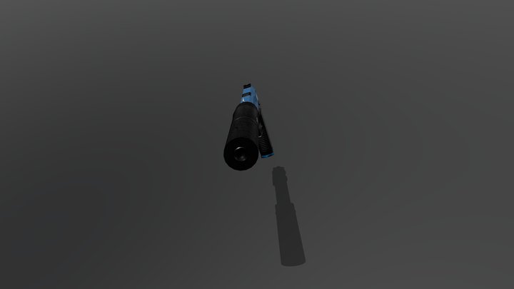 Usp-s \ Blue Steel 3D Model