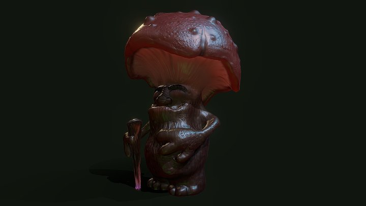 Mr. Mushroom 3D Model