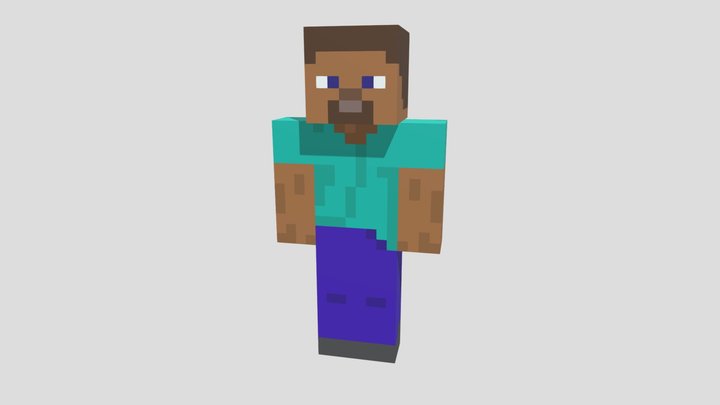 Minecraft Steve 3D Model