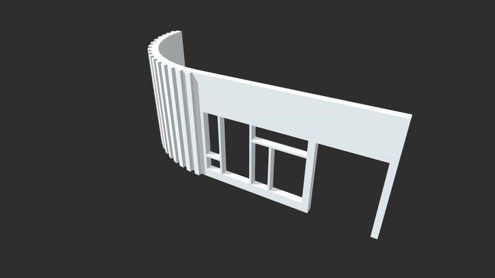 Modelado de fachada 3D Model