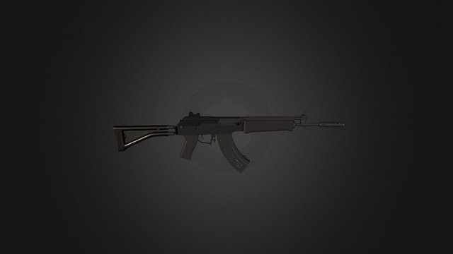 Finnish assault rifle RK-95 3D Model
