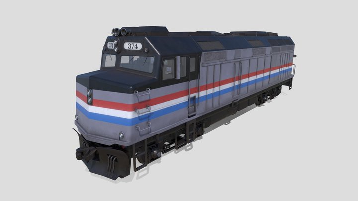 Train '80 3D Model