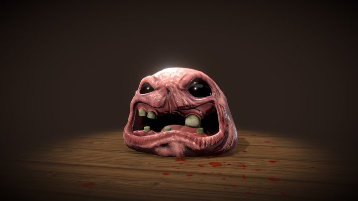 Monstro Binding of Isaac Animated 3D Model