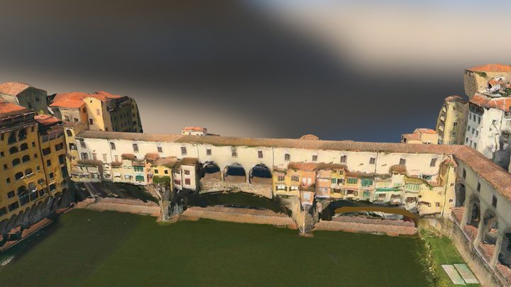 Ponte Vecchio Firenze 3D Model