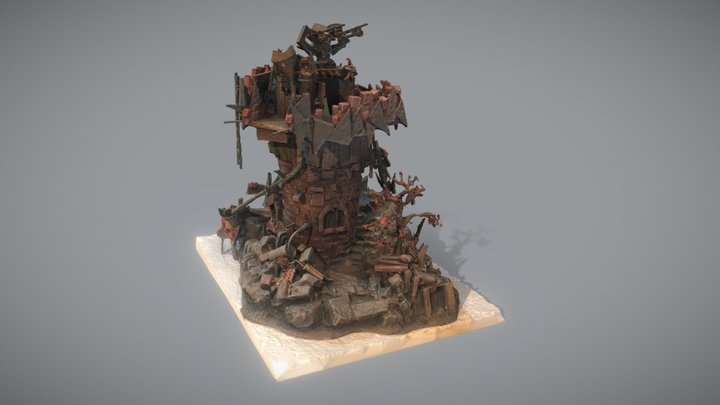 Orc tower 3D Model