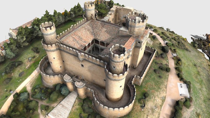 Castillo de Manzanares el Real 3D Model