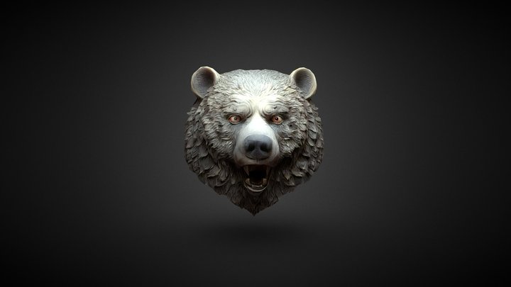 Bear head 3D Model