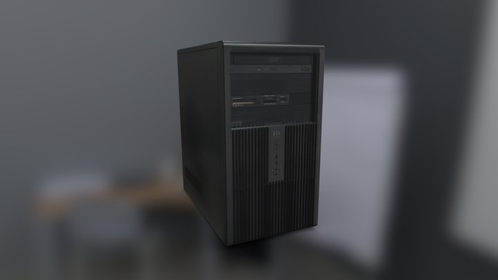 HP DX2200 Computer (V3.5) 3D Model