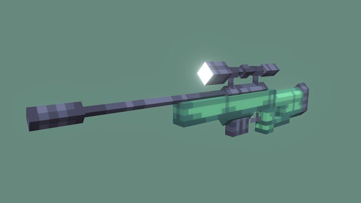 Sniper Rifle - Gun 3D Model