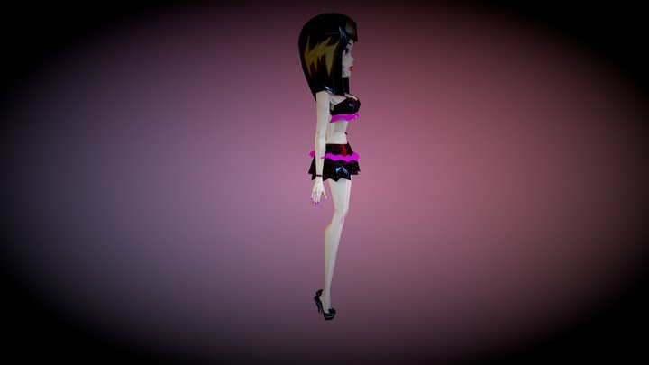 GamerGurl 3D Model