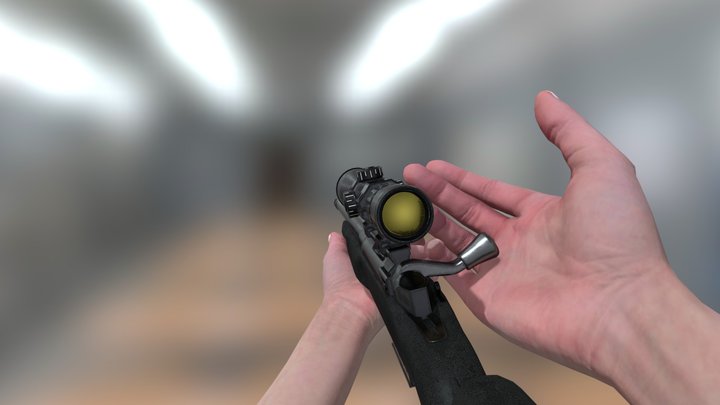 SNIPER FPS ANIMATION 3D Model