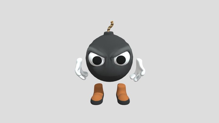 Bomb Bob Character 3D Model