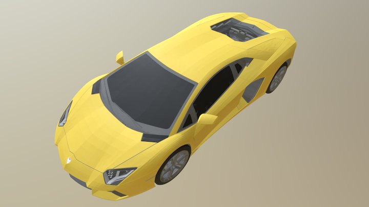 Areousgnin ( Lamborghini Aventador) 3D Model