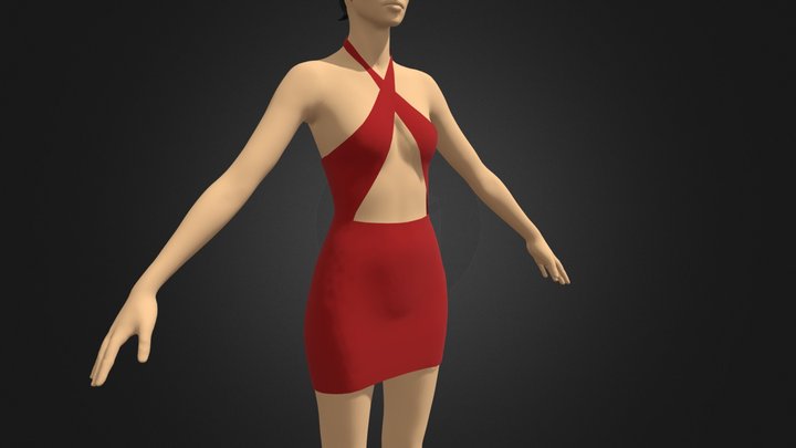 Red Dress – Modello 3D gratuito STL