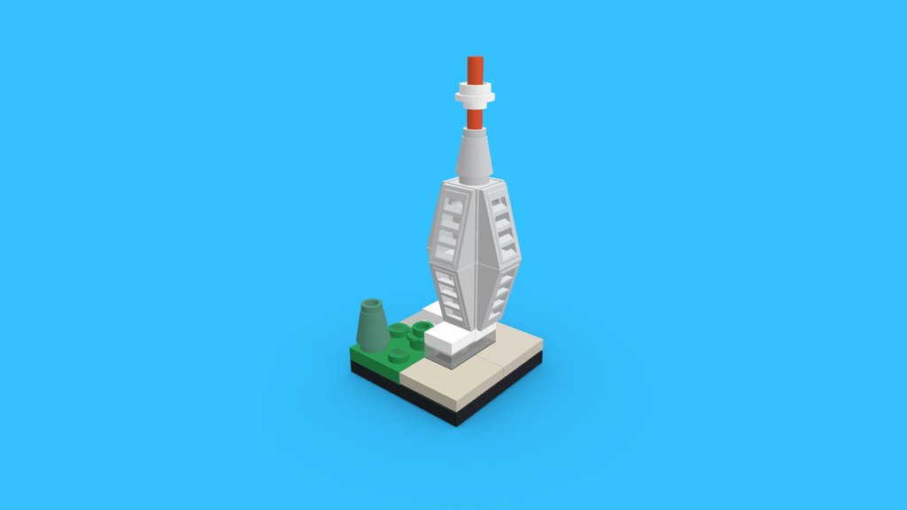 LEGO Micro Kamzik TV Tower MOC [#0360]