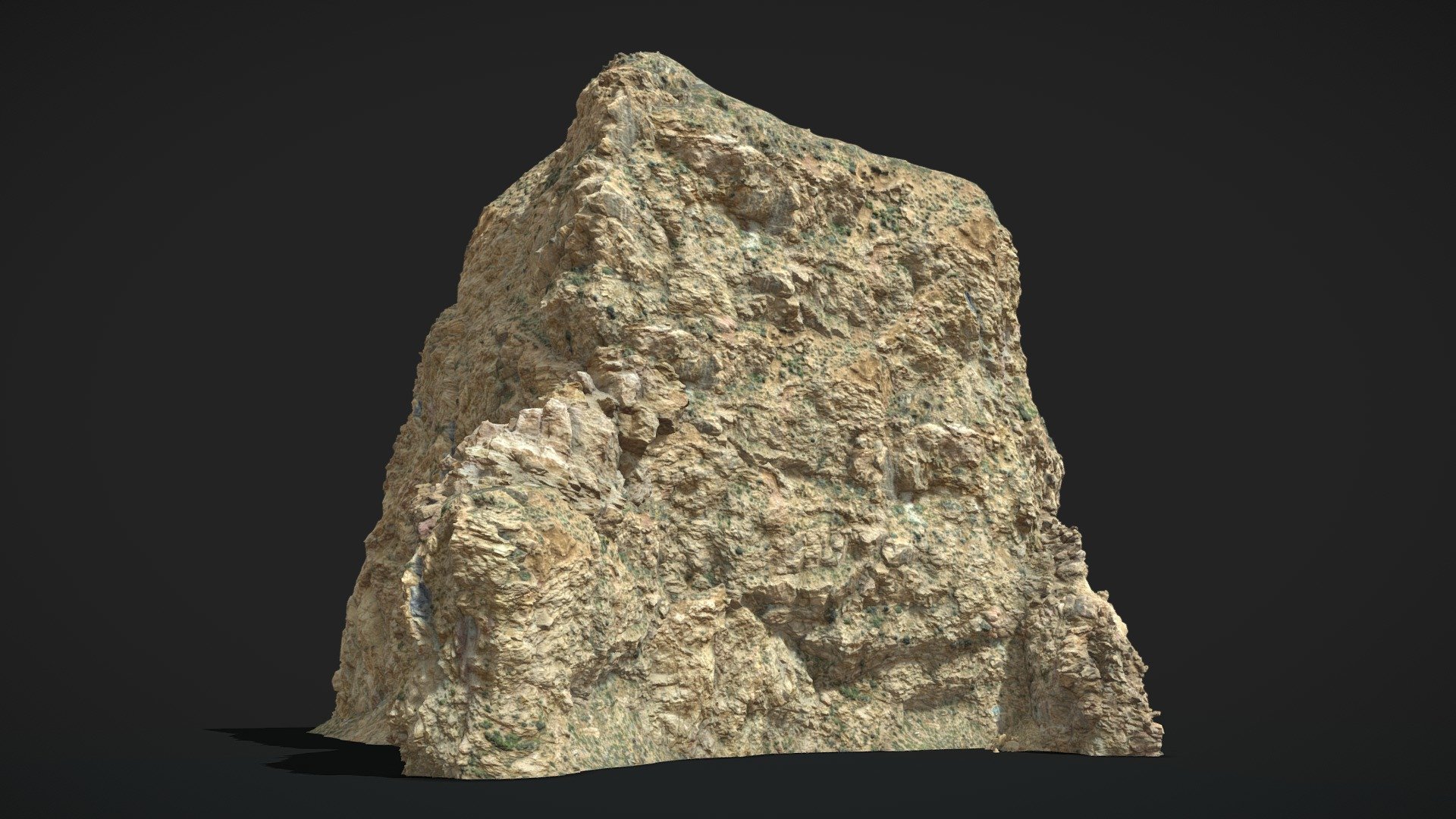 Big Arid Cliff Rock Wall Module - Buy Royalty Free 3D model by Pers ...