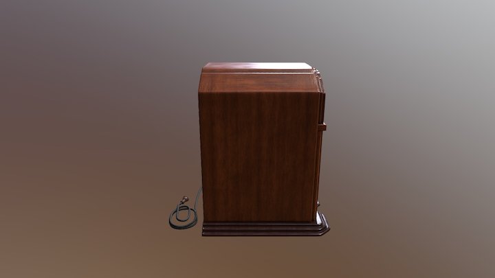 Grebe Cathedral Radio 3D Model
