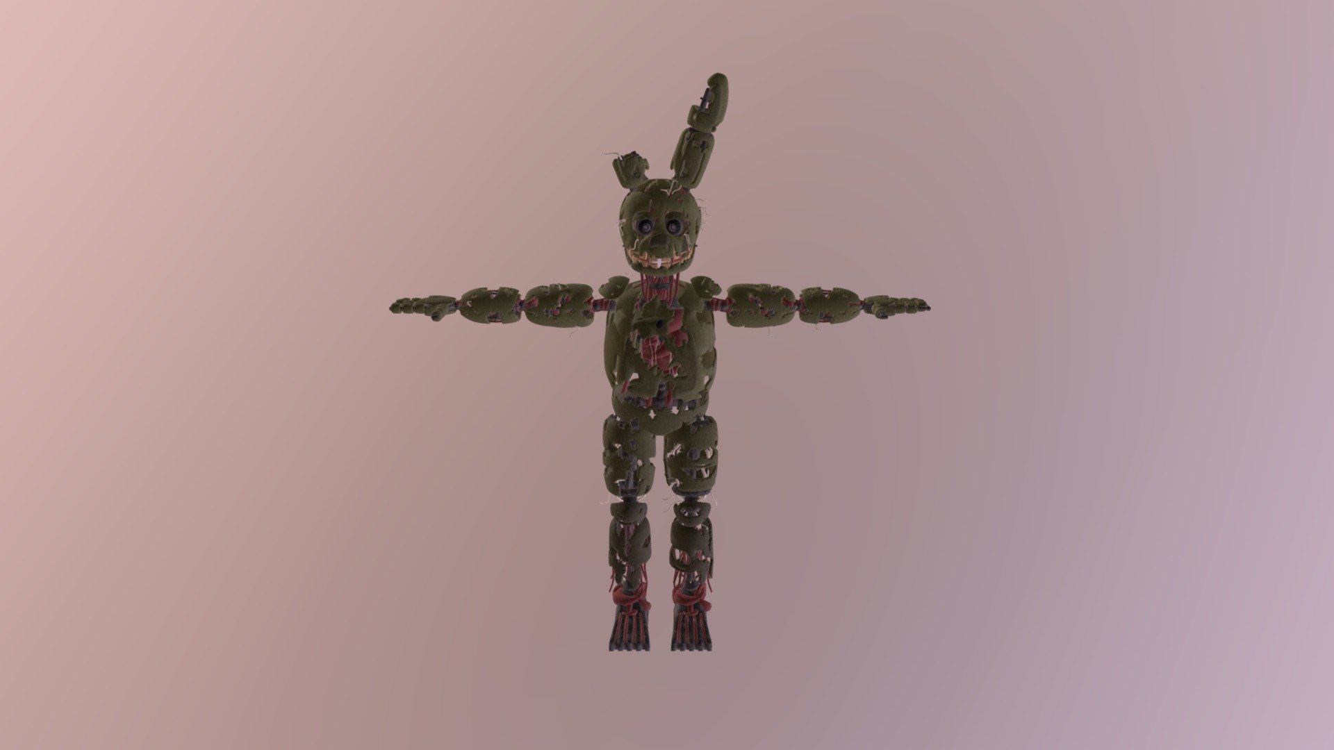 Springtrap-v4-by-e A - Download Free 3D model by oscarhopps13 [f51ee7d ...