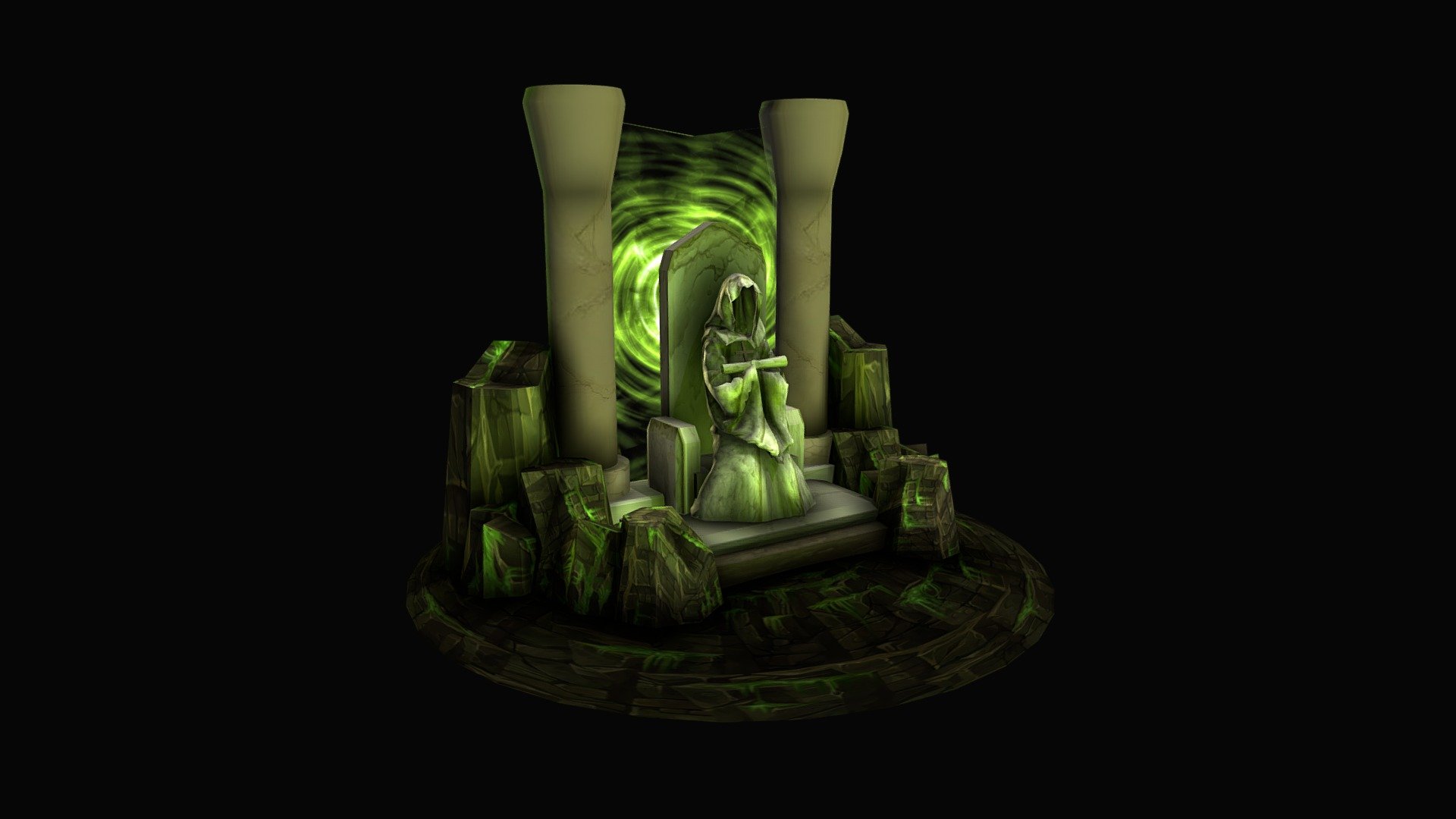 Free Quality game Asset: Wow inspired portal
