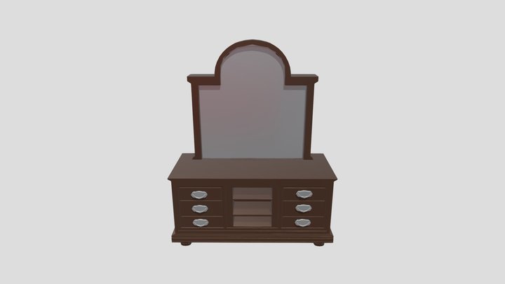 High Poly Checkpoint_Wardrobe 3D Model