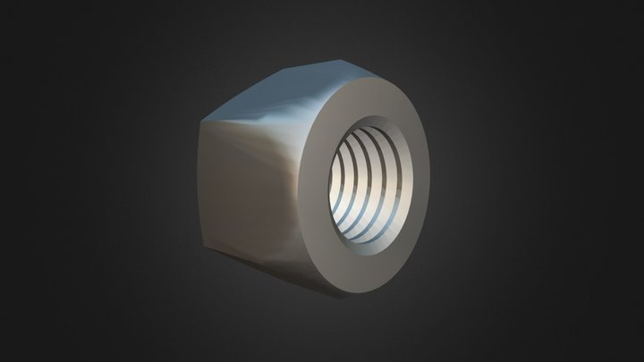 Hex Nut 3D Model