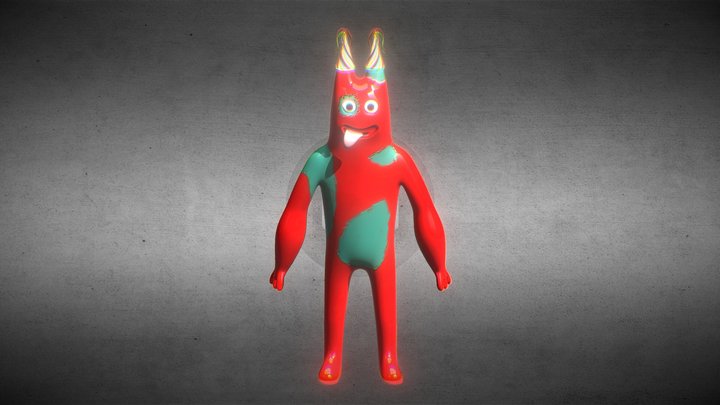 Injured Banban 3D Model