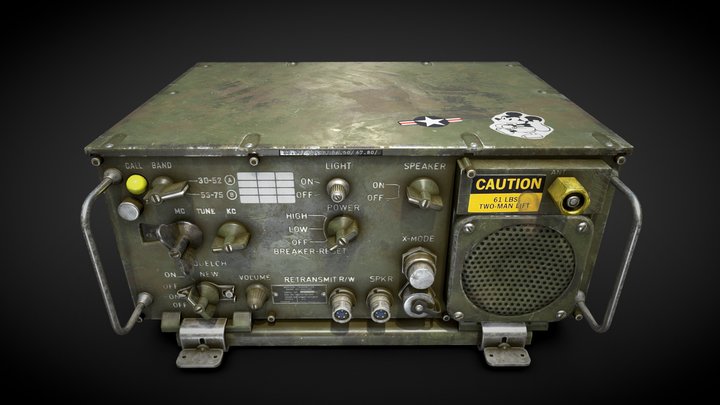 Old Radio 3D Model