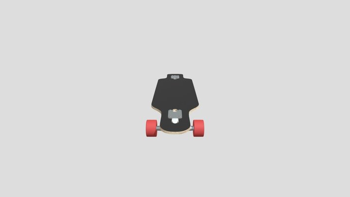 Longboard 3D Model