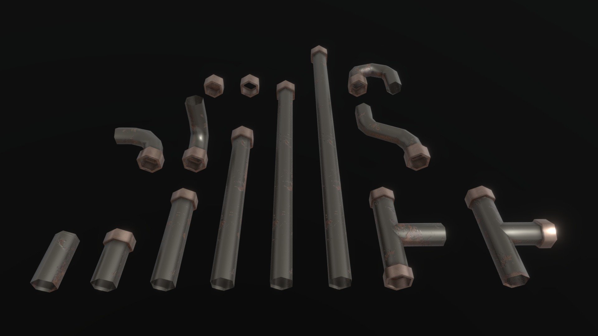 Pipe Kit (Mechazoic) Kitbash