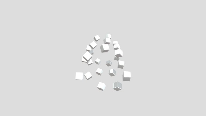 Cube Wire 1 3D Model