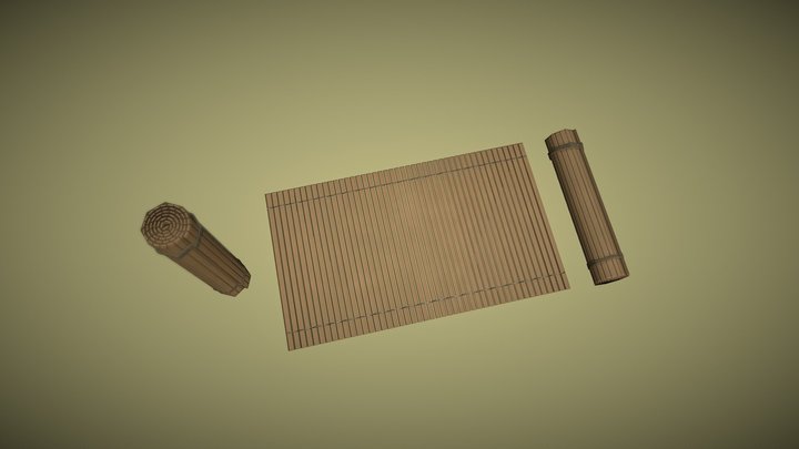 Bamboo Slips 3D Model